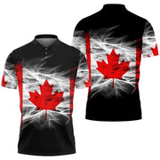 Maple Leaf Flag Polo Shirt For Men's Clothing Canada T-Shirt | OWNLUXE