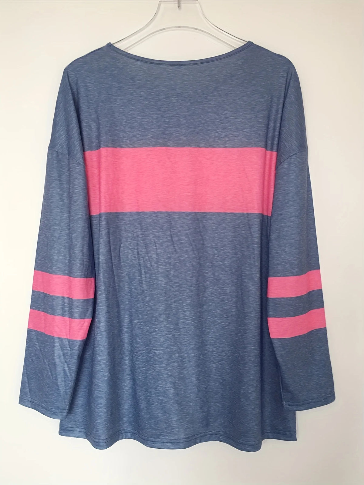 Women's Plus Size Colorblock Stripe Print Tunic T-shirt | OWNLUXE