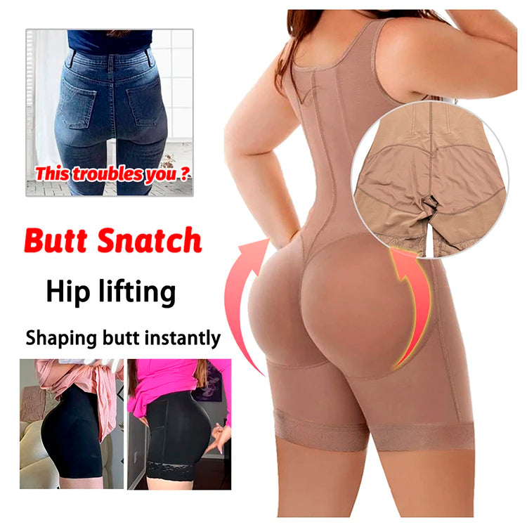 Colombian Faja Post Lipo Shapewear Bodysuit Tummy Control