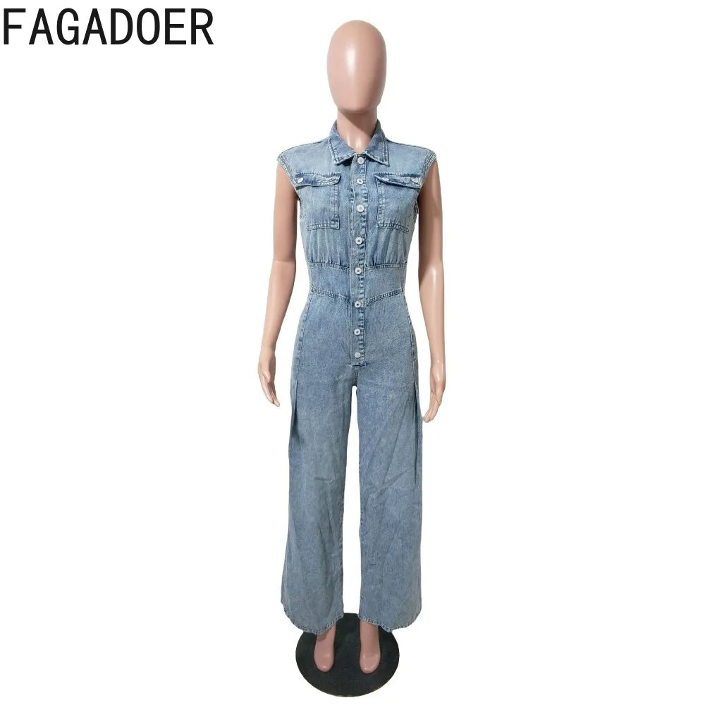 Pocket Patchwork Cargo Relaxed-Fit Jumpsuit | OWNLUXE
