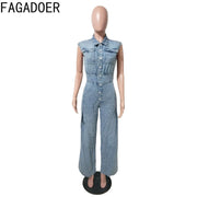 Pocket Patchwork Cargo Relaxed-Fit Jumpsuit | OWNLUXE
