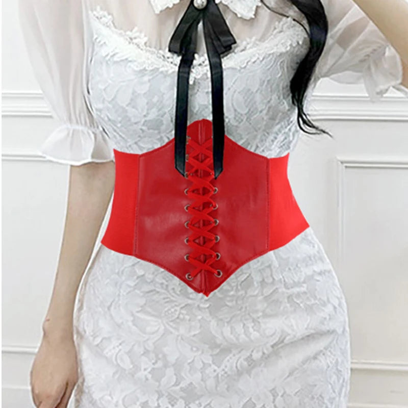 Women's High-Waist Leather Waist Trainer | OWNLUXE