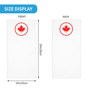 Canadian Flag Maple Leaf Neck Gaiter | OWNLUXE