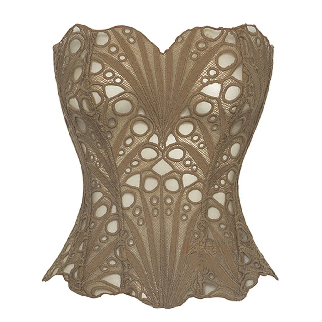 Lace Floral Corset | OWNLUXE