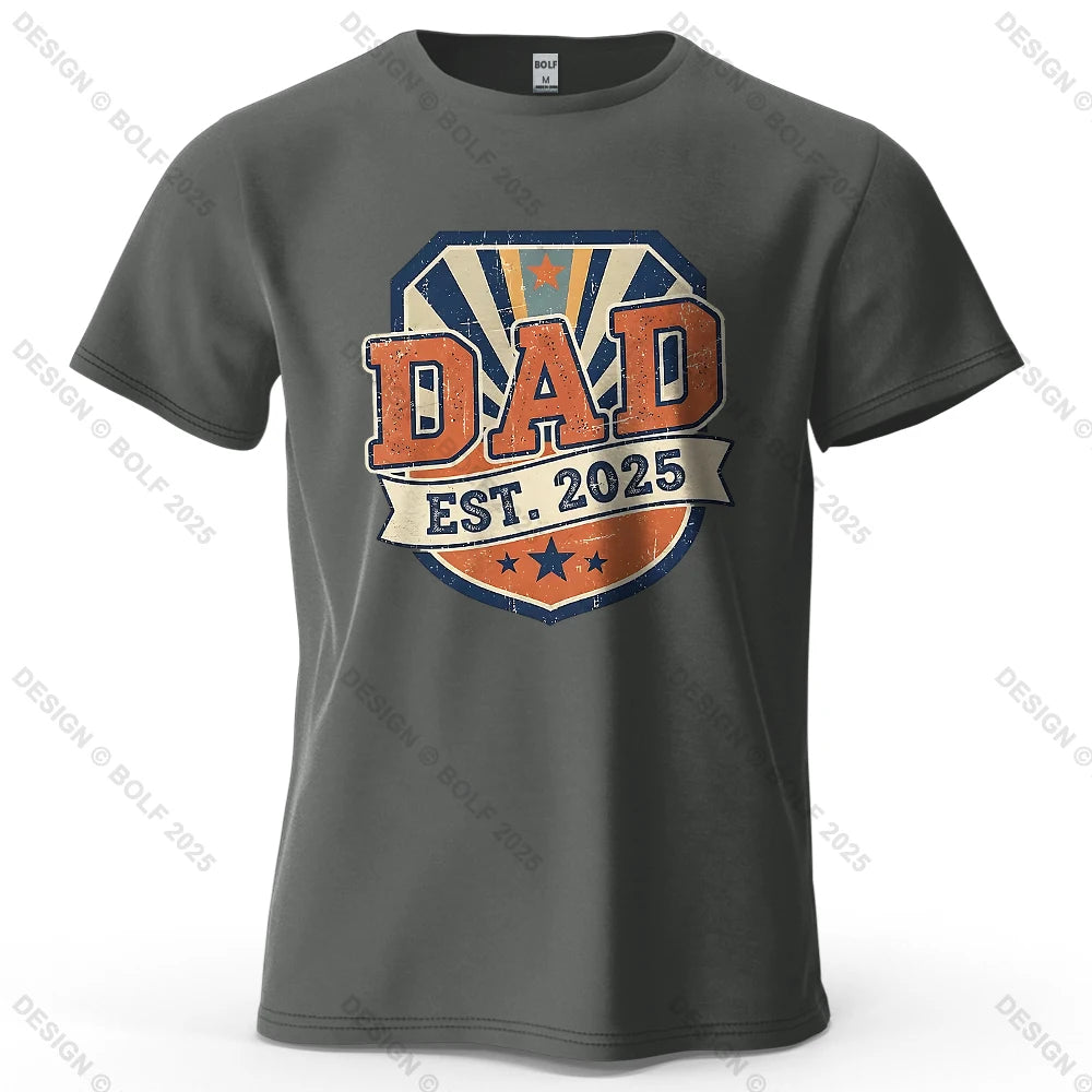 Dad Est. Vintage Graphic Tee - 100% Cotton | OWNLUXE