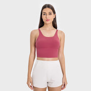 Supportive Nylon Push-Up Sports Bra | OWNLUXE