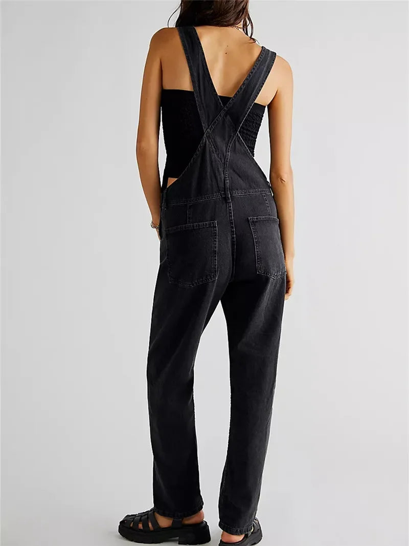 Trendy High-Waist Skinny Romper – Chic Casual Playsuit for Spring/Summer