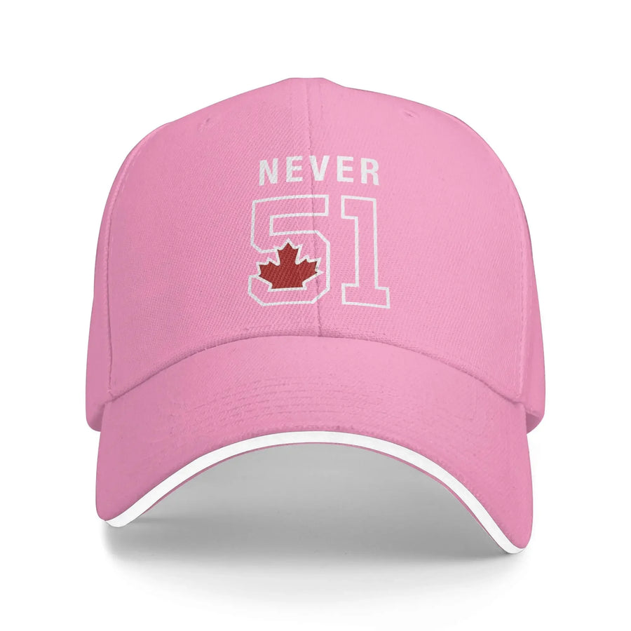 Never 51 Canada Pride Baseball Cap – Unisex Trucker Snapback