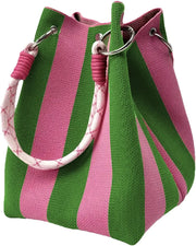 Knit Mini Bucket Bag | OWNLUXE