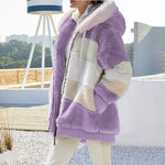 Load image into Gallery viewer, Women&#39;s Plush Hooded Jacket – Warm &amp; Stylish Streetwear for Autumn/Winter
