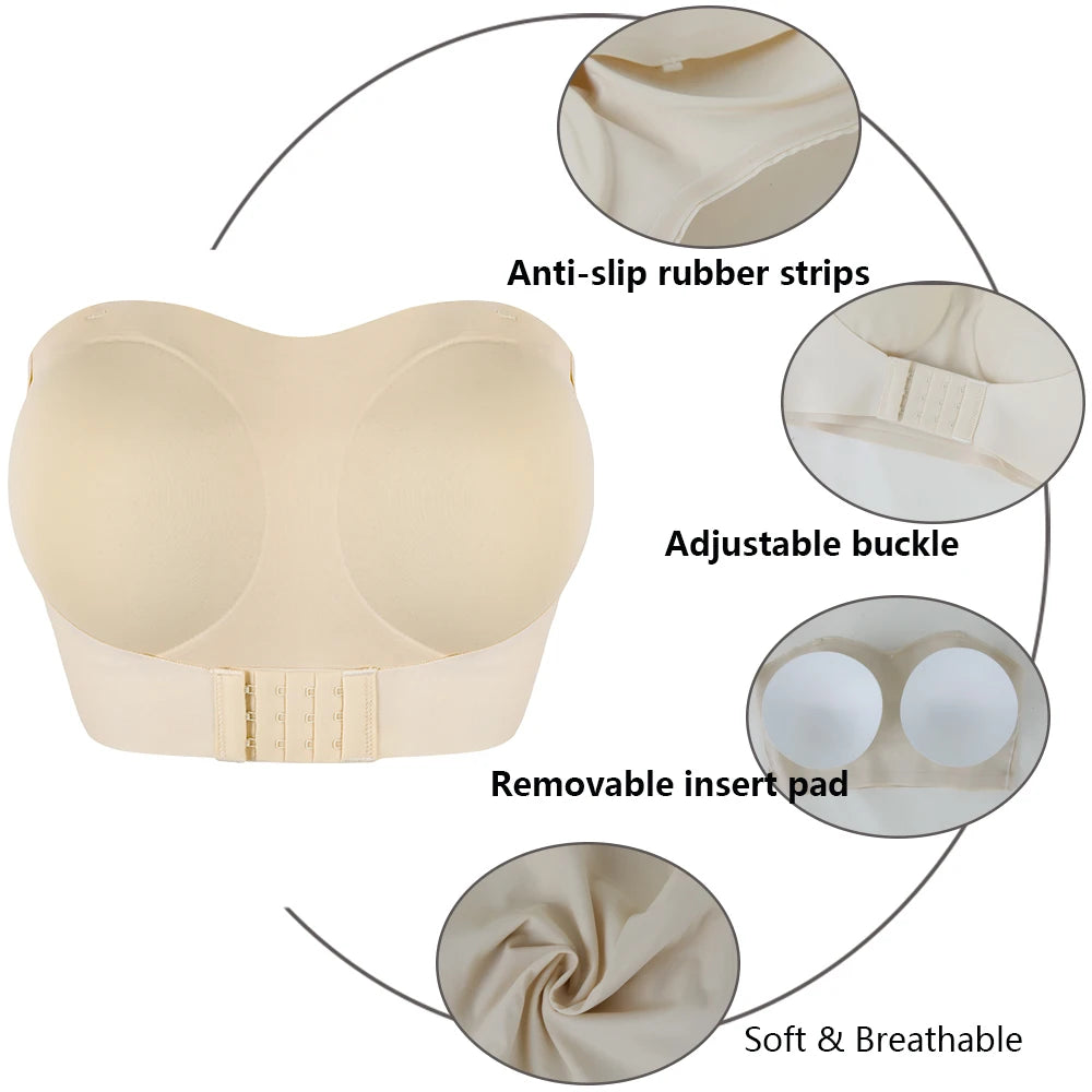 Women's Breathable Push Up Plus Size Bra | OWNLUXE