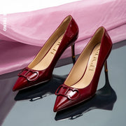 Women's Leather Heels (Apricot) – Shop at OWNLUXE