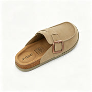 Women's Adjustable Leather Slippers (Coffee) – Shop at OWNLUXE