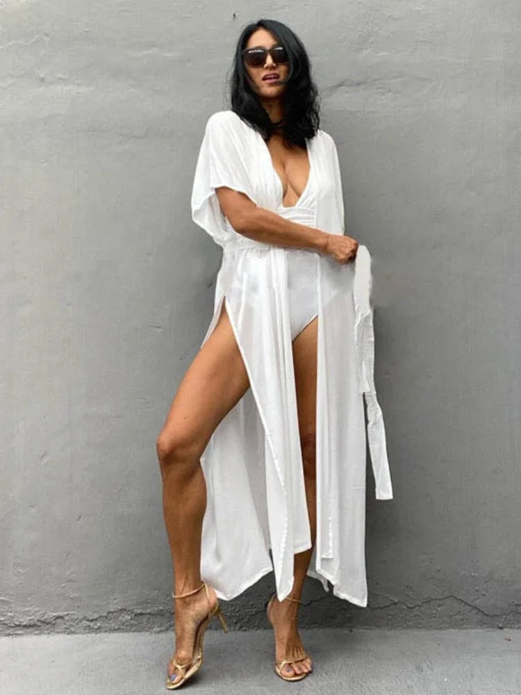 Wrap Swim Cover-Up | OWNLUXE