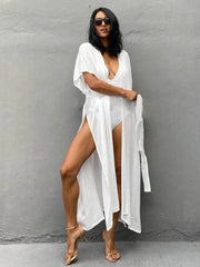 Wrap Swim Cover-Up | OWNLUXE
