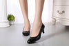 Medium-Heel Pointed-Toe Pumps | OWNLUXE