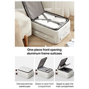 Luxury Hardside Luggage with Aluminum Frame & Spinner