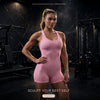 Seamless Scrunch Sport Yoga Tank Top | OWNLUXE