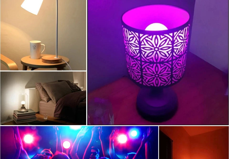 Smart LED Light Bulb – App Controlled | Color-Changing, Dimmable, WiFi Bluetooth Bulb