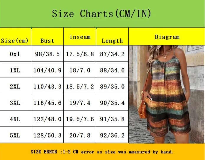Striped Beach Playsuit - Lightweight Summer One-Piece Romper