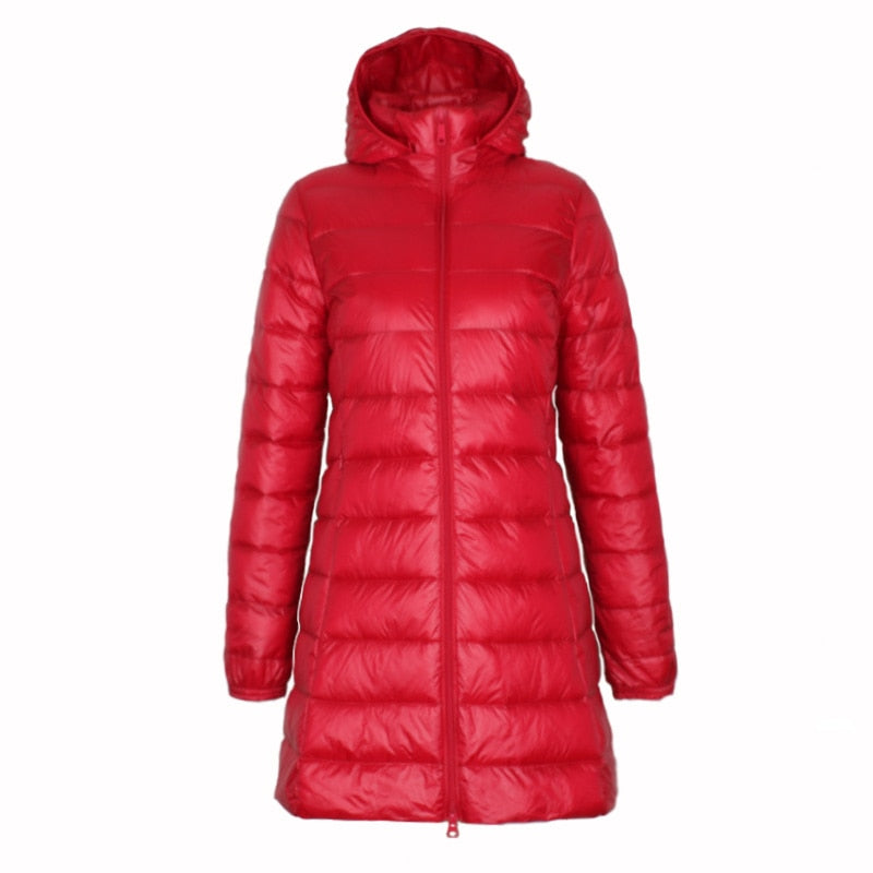 UP to  8XL Ladies Long Winter Coat