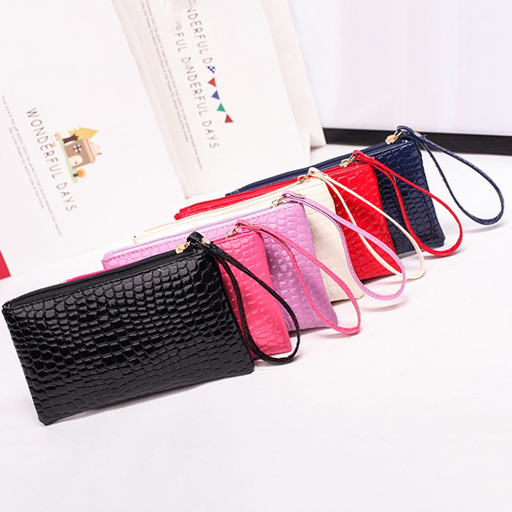Women's Slim Wristlet Wallet – Lightweight Card & Coin Purse | OWNLUXE
