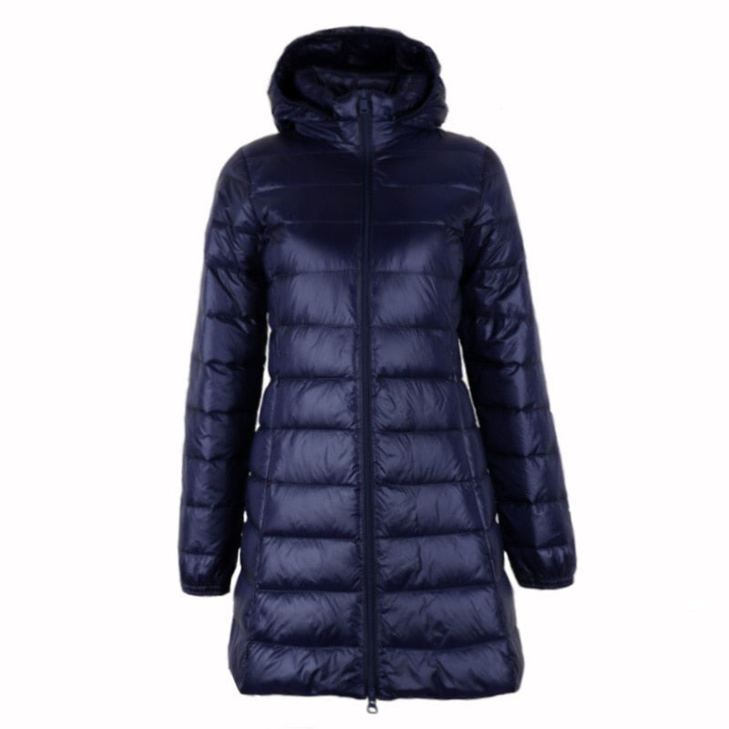 UP to  8XL Ladies Long Winter Coat