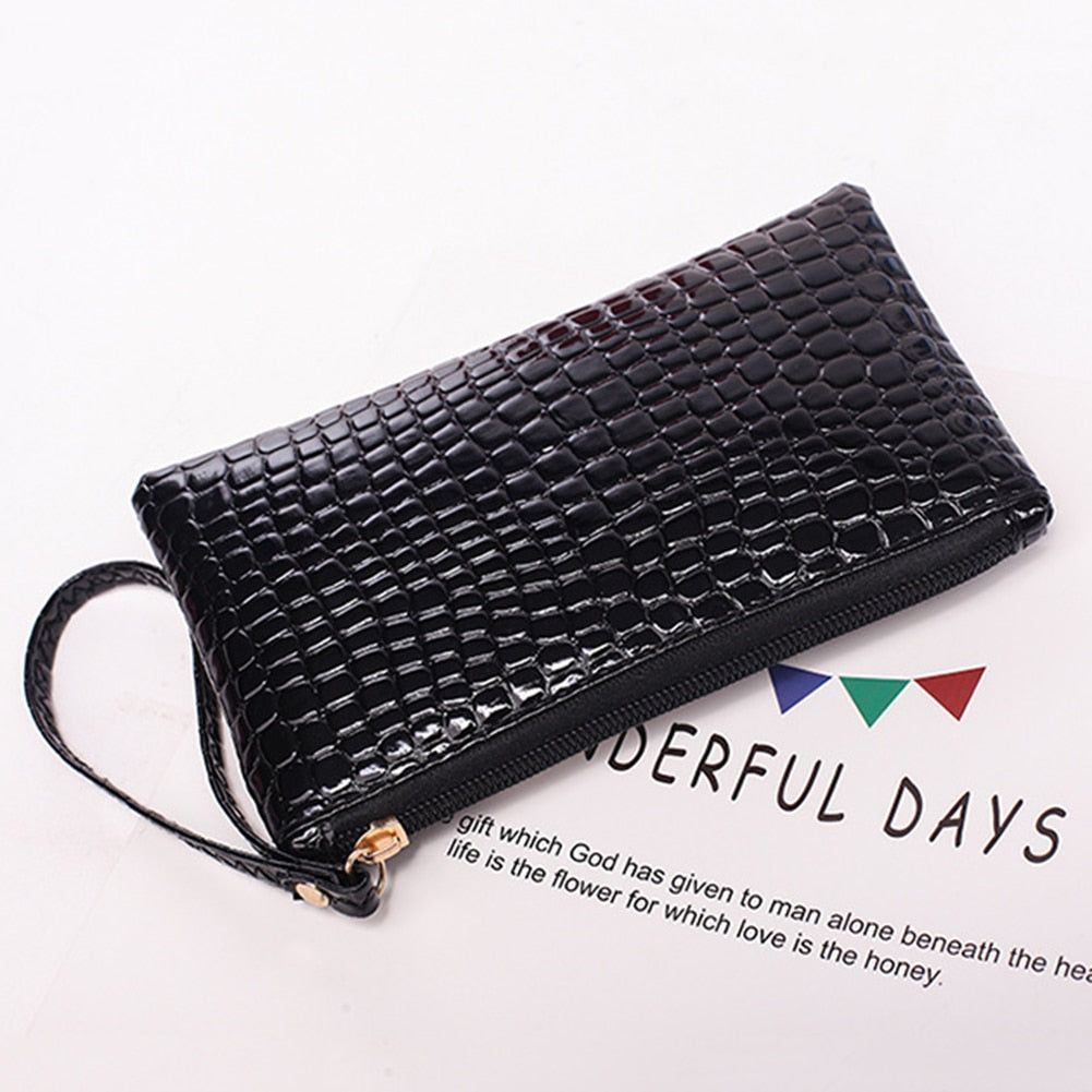 Women's Slim Wristlet Wallet – Lightweight Card & Coin Purse | OWNLUXE