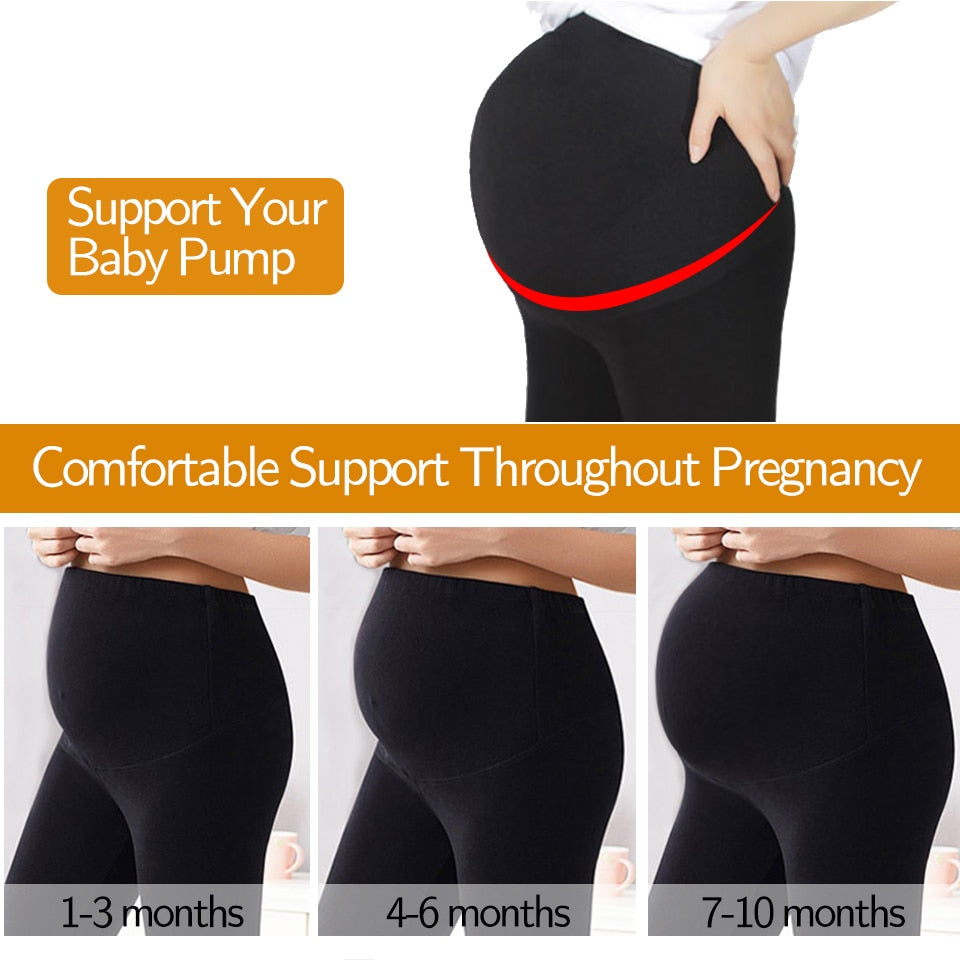 Women's Maternity Belly Support Leggings – Comfortable, Stretchy & All-Season Wear