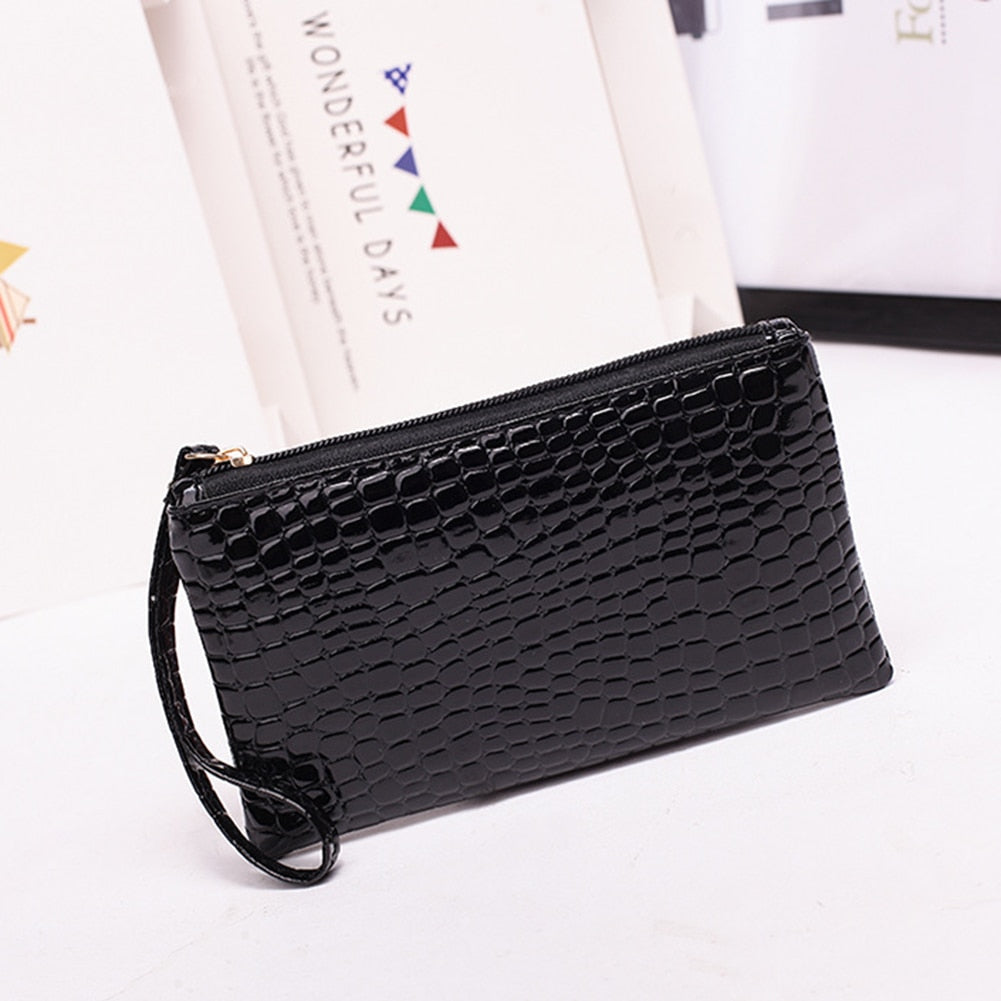 Women's Slim Wristlet Wallet – Lightweight Card & Coin Purse | OWNLUXE