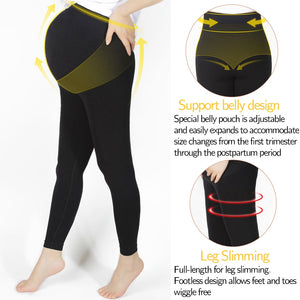 Women's Maternity Belly Support Leggings – Comfortable, Stretchy & All-Season Wear