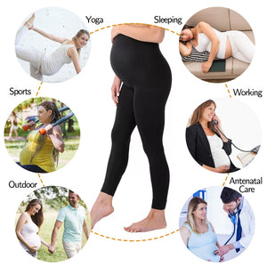 Women's Maternity Belly Support Leggings – Comfortable, Stretchy & All-Season Wear