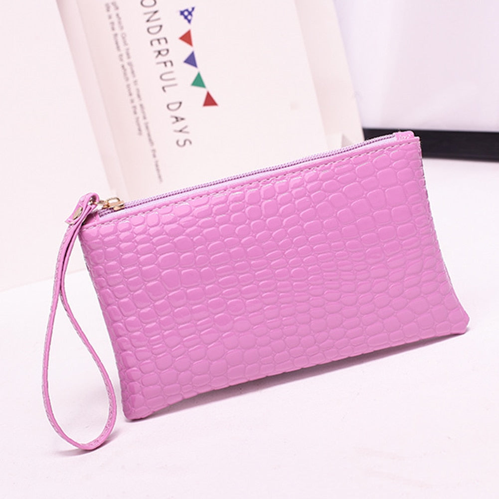 Women's Slim Wristlet Wallet – Lightweight Card & Coin Purse | OWNLUXE