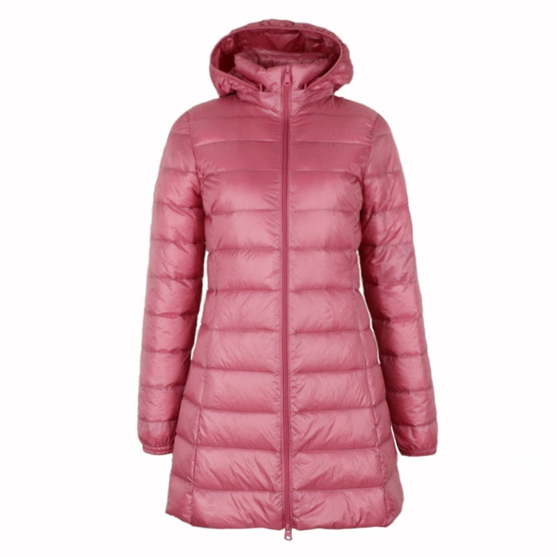 UP to  8XL Ladies Long Winter Coat