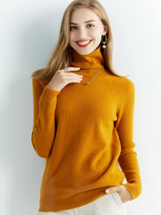 Women’s 100% Merino Wool Turtleneck Sweater