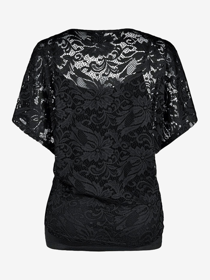 Black Blouse Set