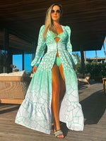 Load image into Gallery viewer, Swimsuit With Cover Up Sleeve
