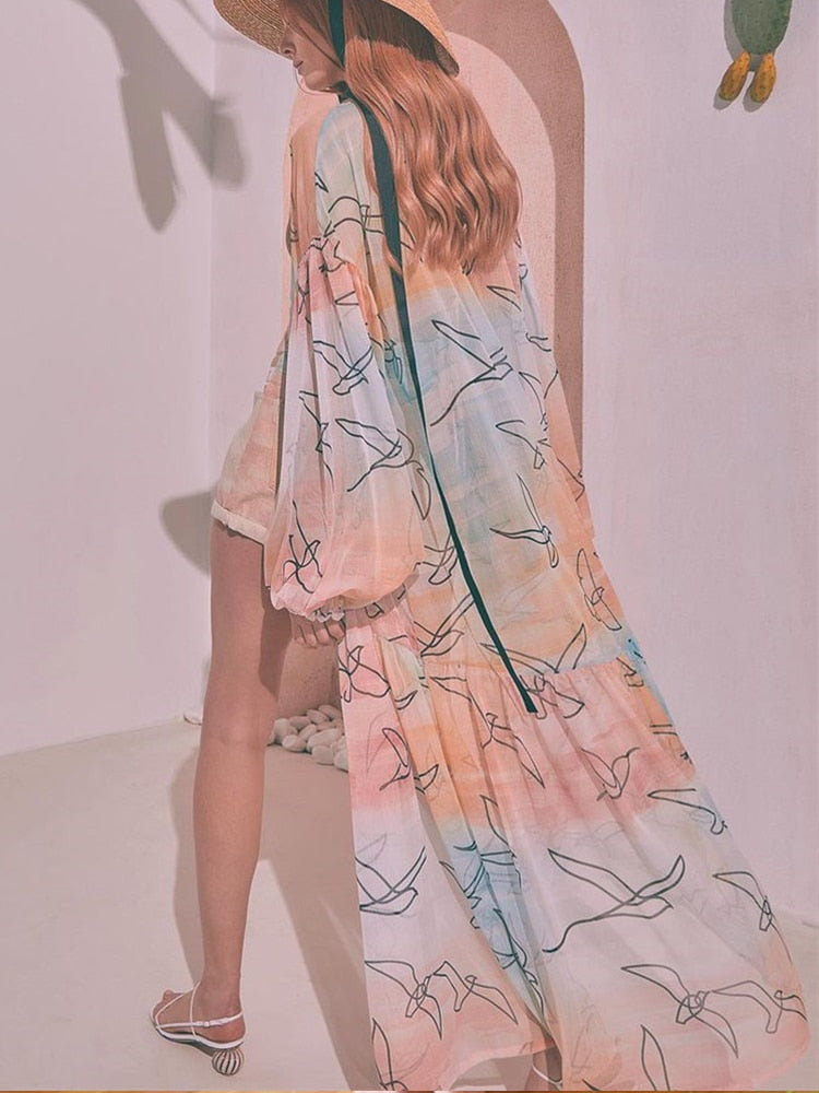 Swimsuit With Cover Up Sleeve