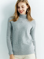 Load image into Gallery viewer, 100% Merino Wool Turtleneck Sweater
