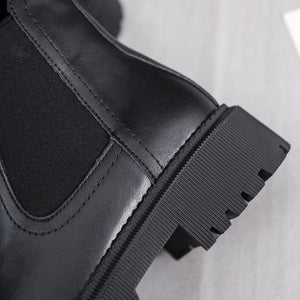 Genuine Retro Leather Boots