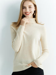 Women’s 100% Merino Wool Turtleneck Sweater