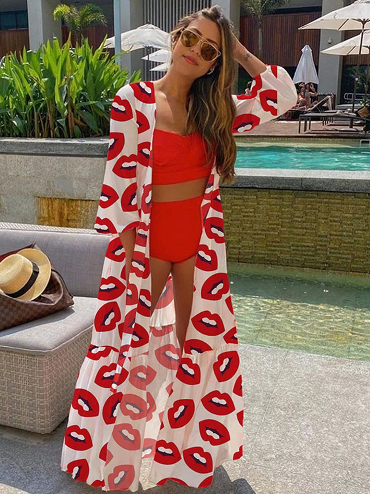 Swimsuit With Cover Up Sleeve