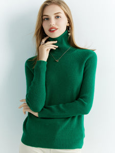 100% Merino Wool Turtleneck Sweater