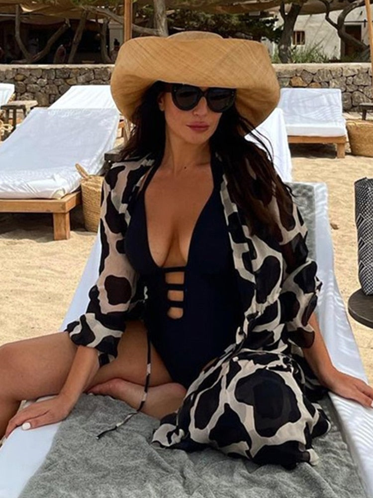 Swimsuit With Cover Up Sleeve