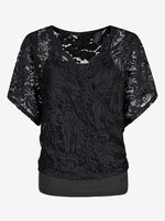 Load image into Gallery viewer, Black Blouse Set
