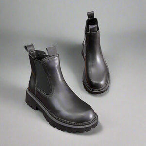 Genuine Retro Leather Boots