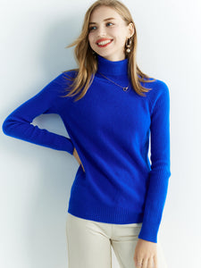 100% Merino Wool Turtleneck Sweater
